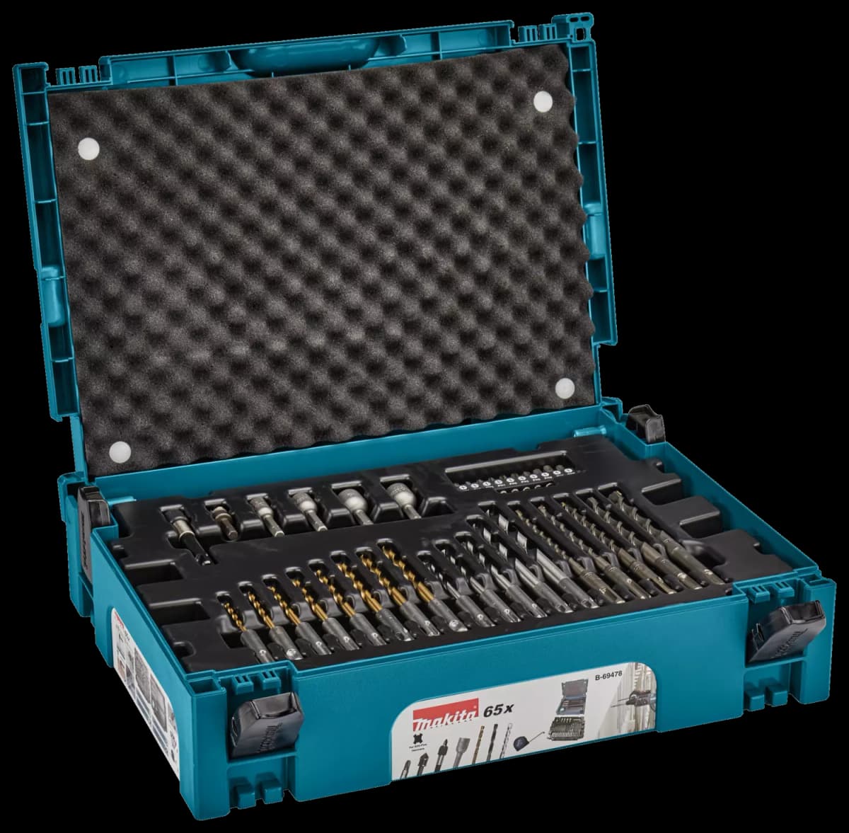 Makita B-69478 65-delige Boor-/schroefbitset In Mbox - SDS-Plus thumbnail 2