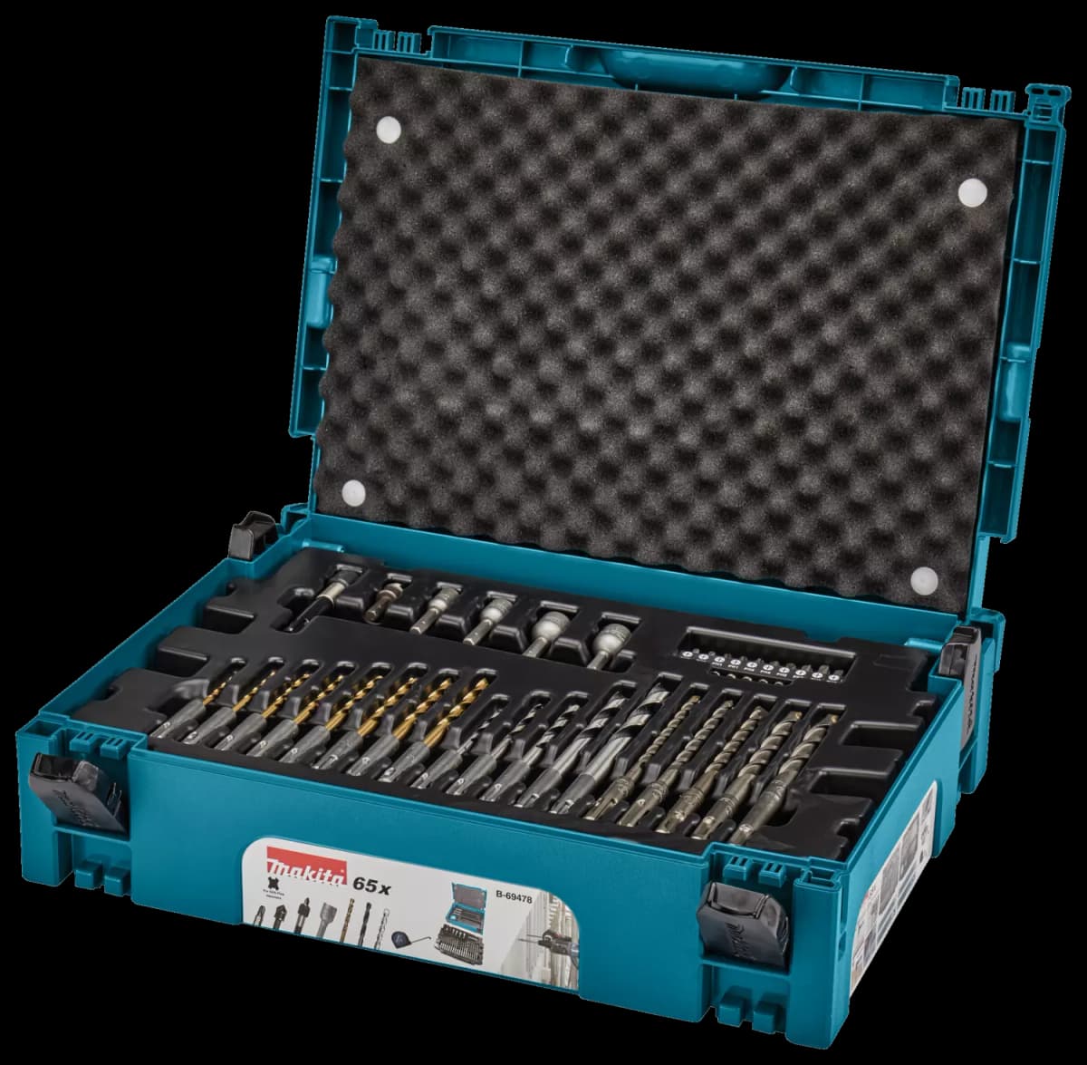 Makita B-69478 65-delige Boor-/schroefbitset In Mbox - SDS-Plus thumbnail 3