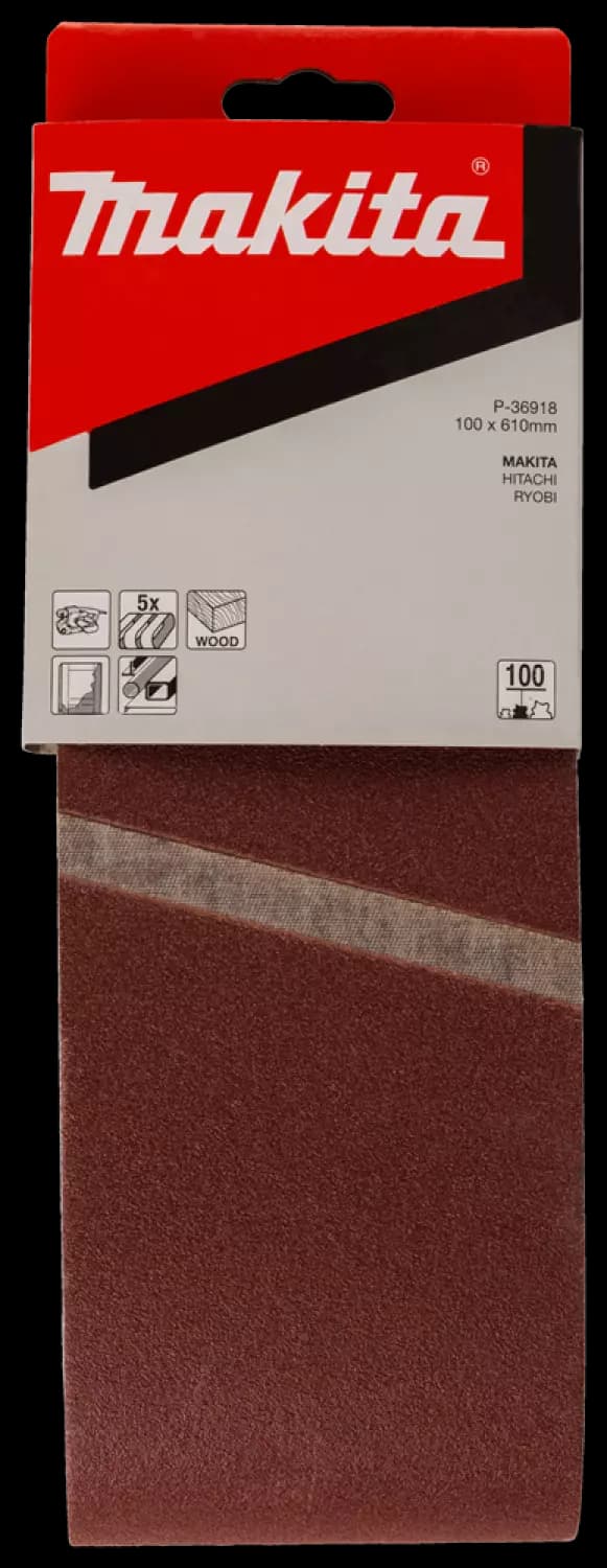 Makita P-36918 Schuurband - K100 - 100 X 610mm (5st) thumbnail 2