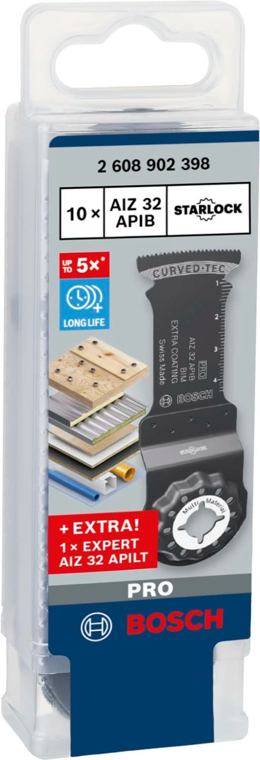Bosch 2608902398 10-delige BIM Hout En Metaal Inzaagblad + 1X Expert Multi Material Zaagblad thumbnail 3
