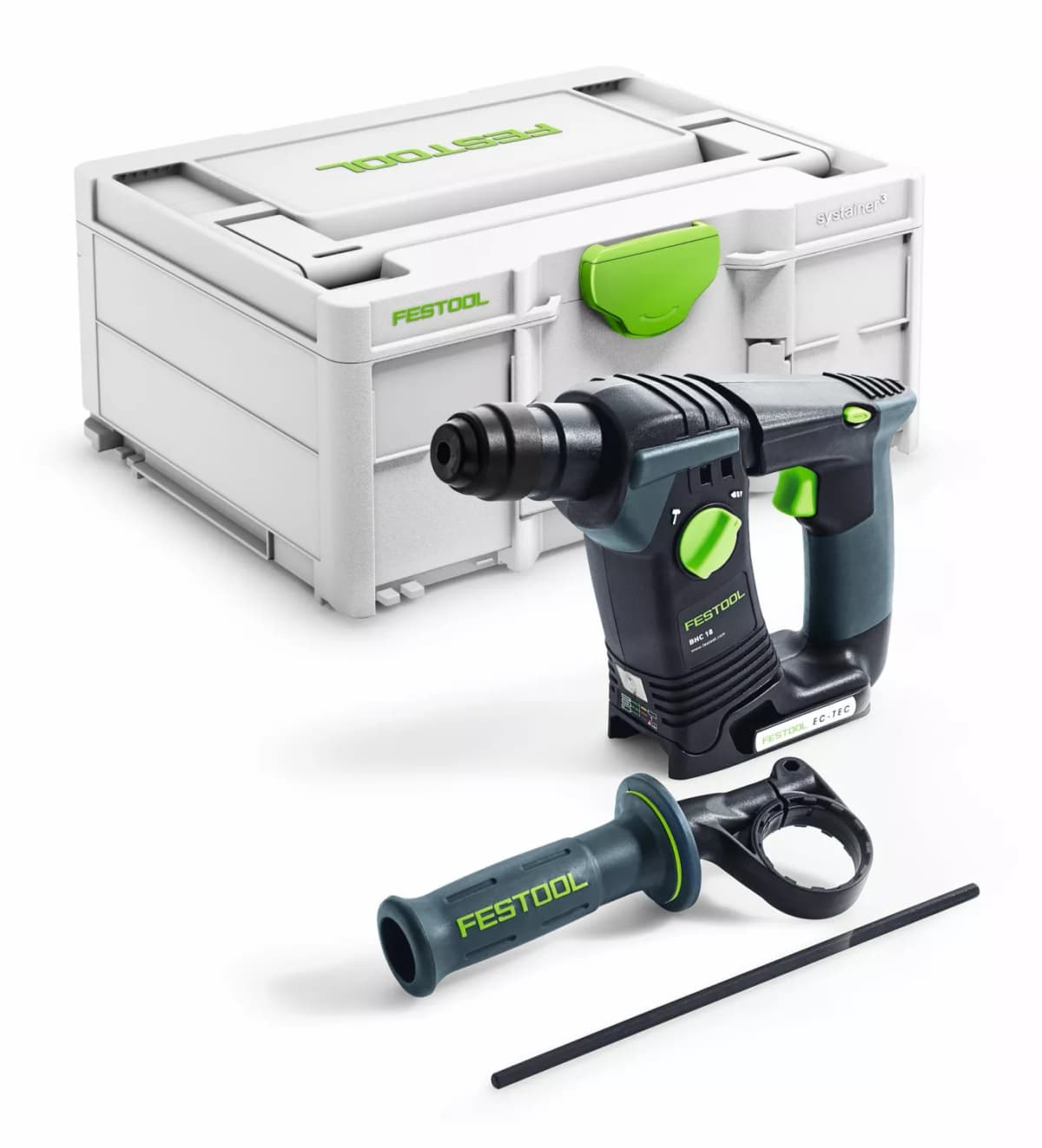 Festool BHC 18-Basic 18V Li-Ion Accu SDS-Plus Boorhamer Body In Systainer - 1,8J