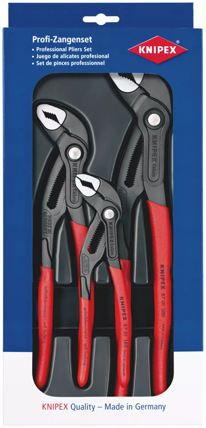 Knipex 002009V02 3-delige Cobra Tangenset