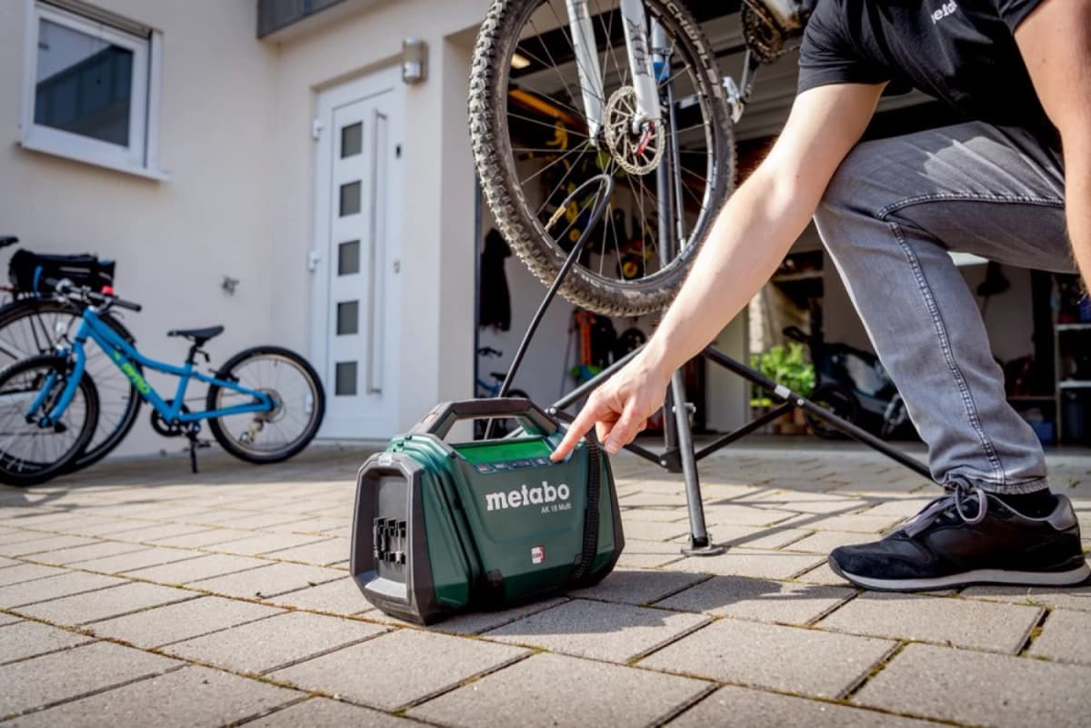 Metabo AK 18 MULTI 18V Li-ion Accu Compressor Body - 11 Bar thumbnail 3