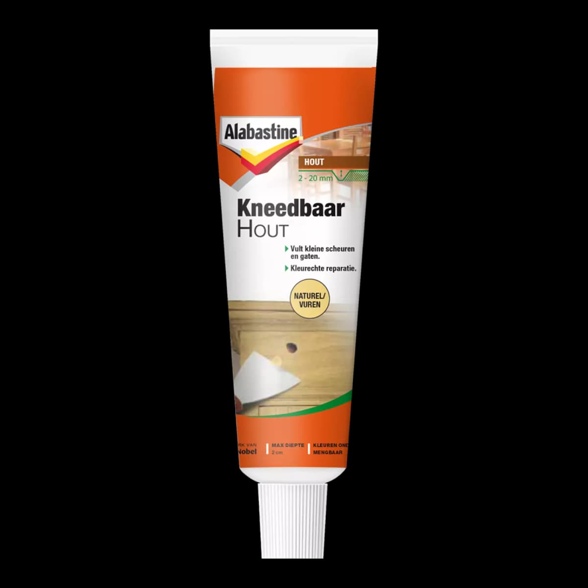 Alabastine Kneedbaar Hout - Pasta - Naturel/Vuren - 75g