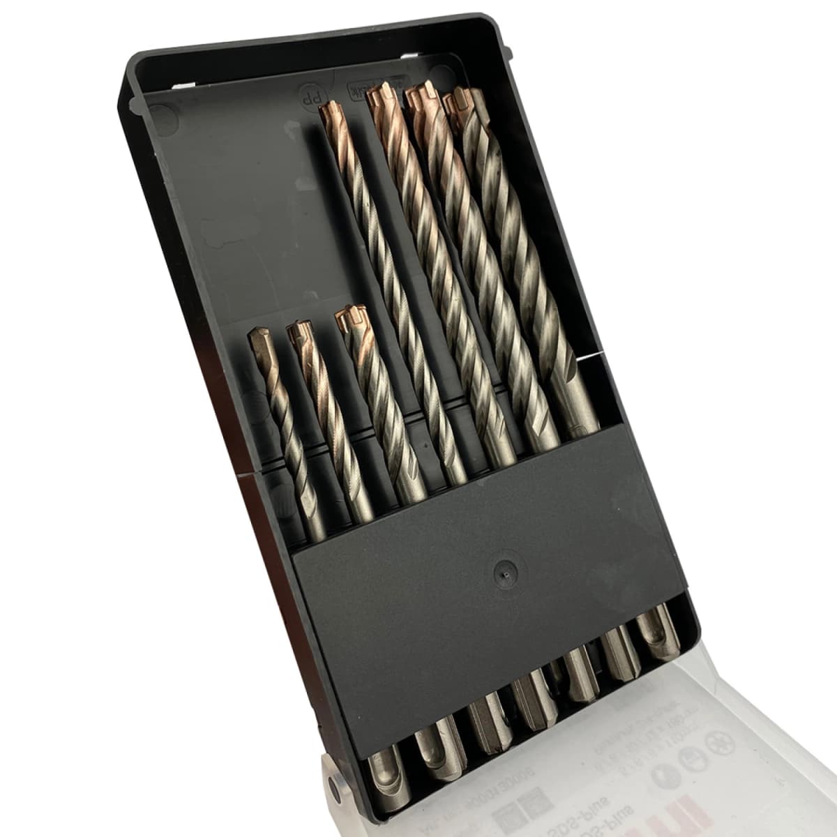 Fit-to-Fix 009-KA070077 7-delige Uni SDS-Plus Premium Hamerborenset - 2/4-snijder - Staal - 5-6-8x110mm + 6-8-10-12x160mm thumbnail 2