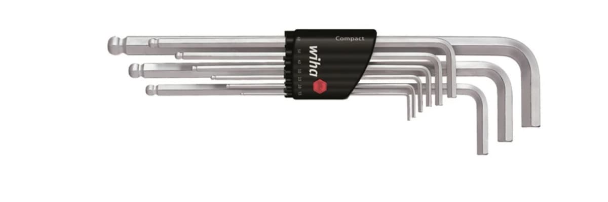 Wiha 369 H9 9-delige Inbussleutelset In Compact Houder - 1,5-10mm