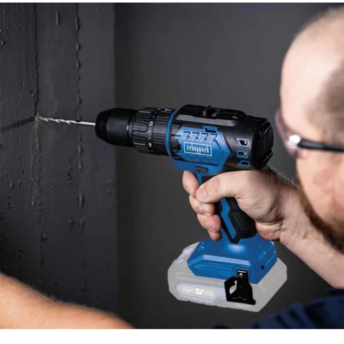 Scheppach Accu Klopboormachine 20V BC-CD60-X thumbnail 2