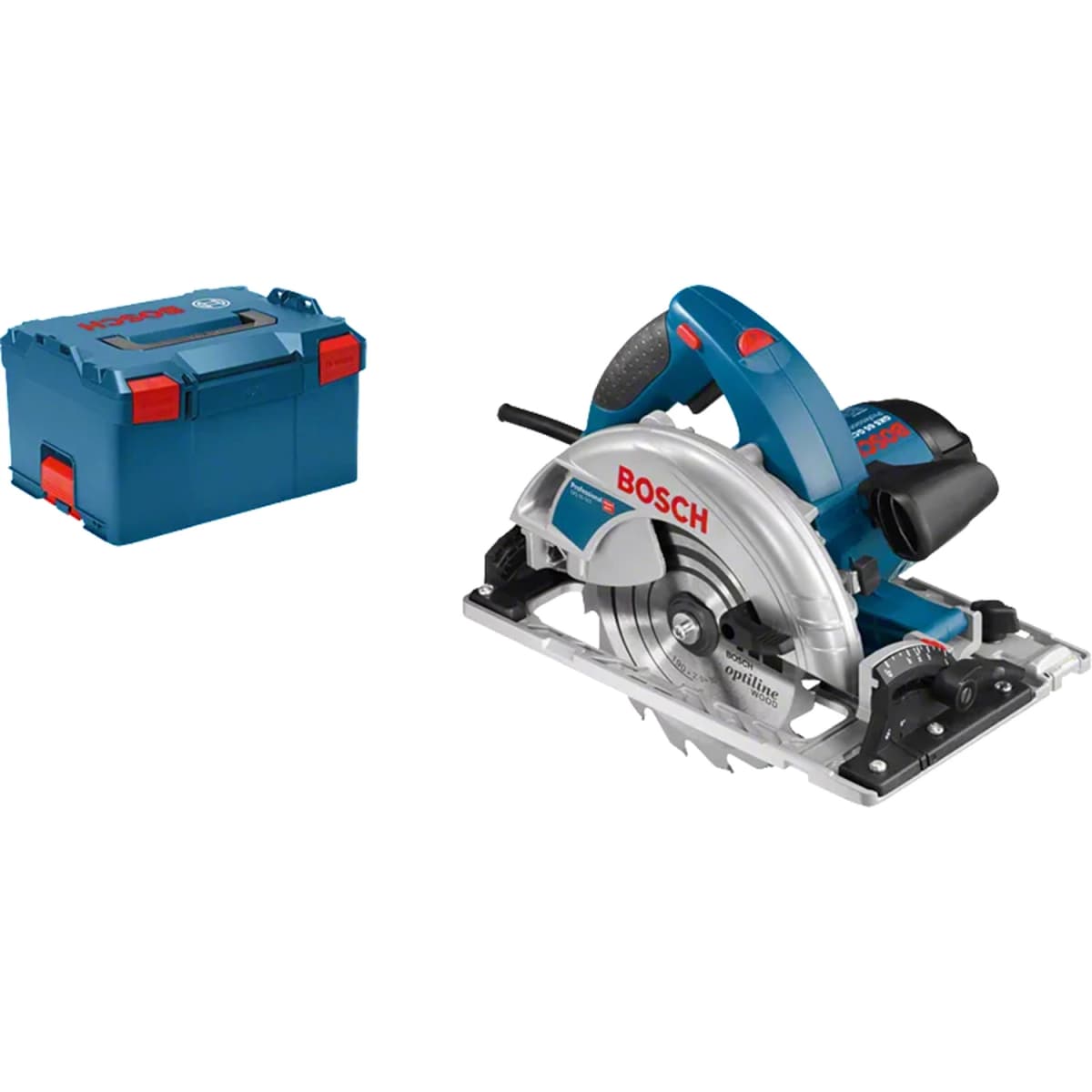 Bosch GKS 65 GCE Cirkelzaag In L-Boxx Met Stofafzuigaccessoire - 1800W - 190mm