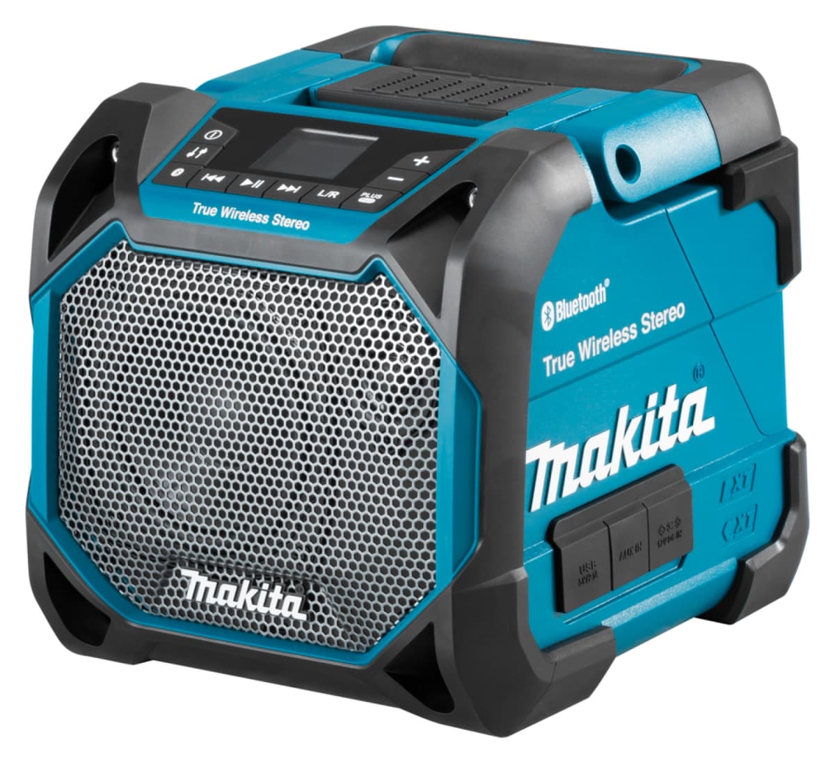 Makita DMR203 10.8-18V Li-Ion Accu Bluetooth Speaker - Werkt Op Netstroom&Accu thumbnail 2