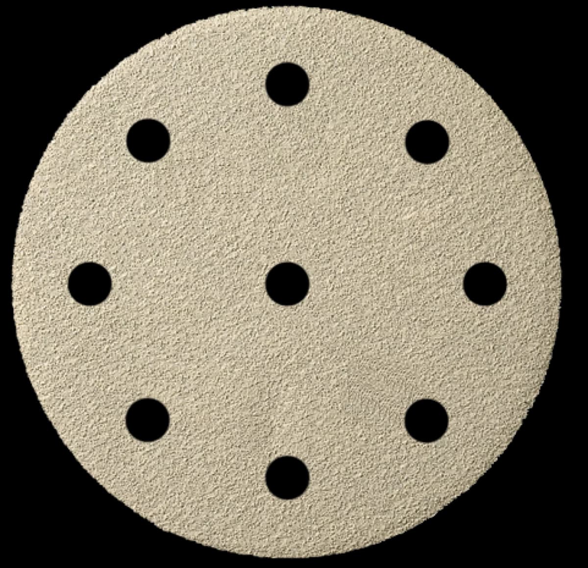 Klingspor Schuurpapier Klitteband - 125mm - 9 Gaten - P120 (5st)