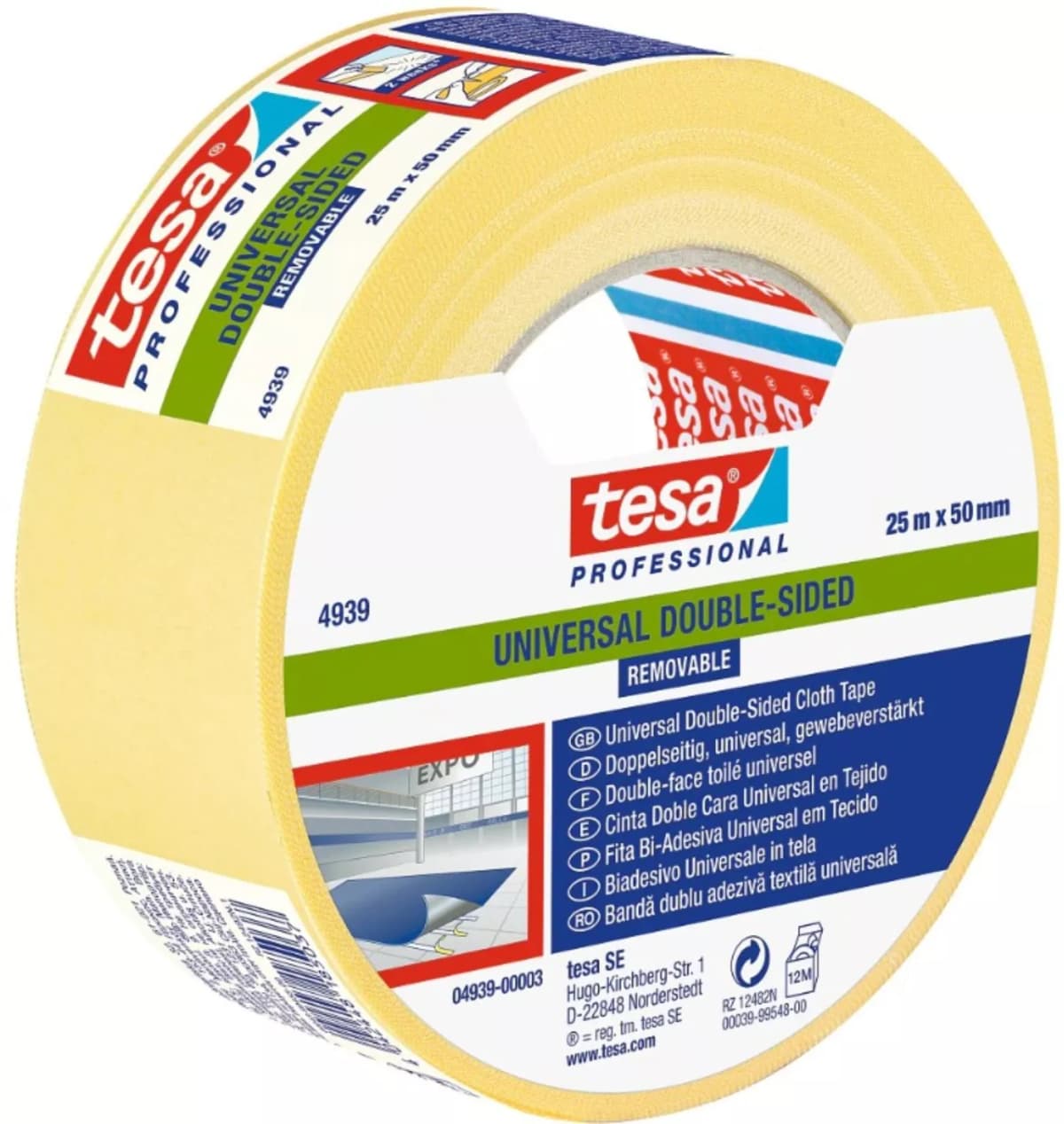 Tesa 4944 Professional Dubbelzijdige Tape - 50mm X 25m