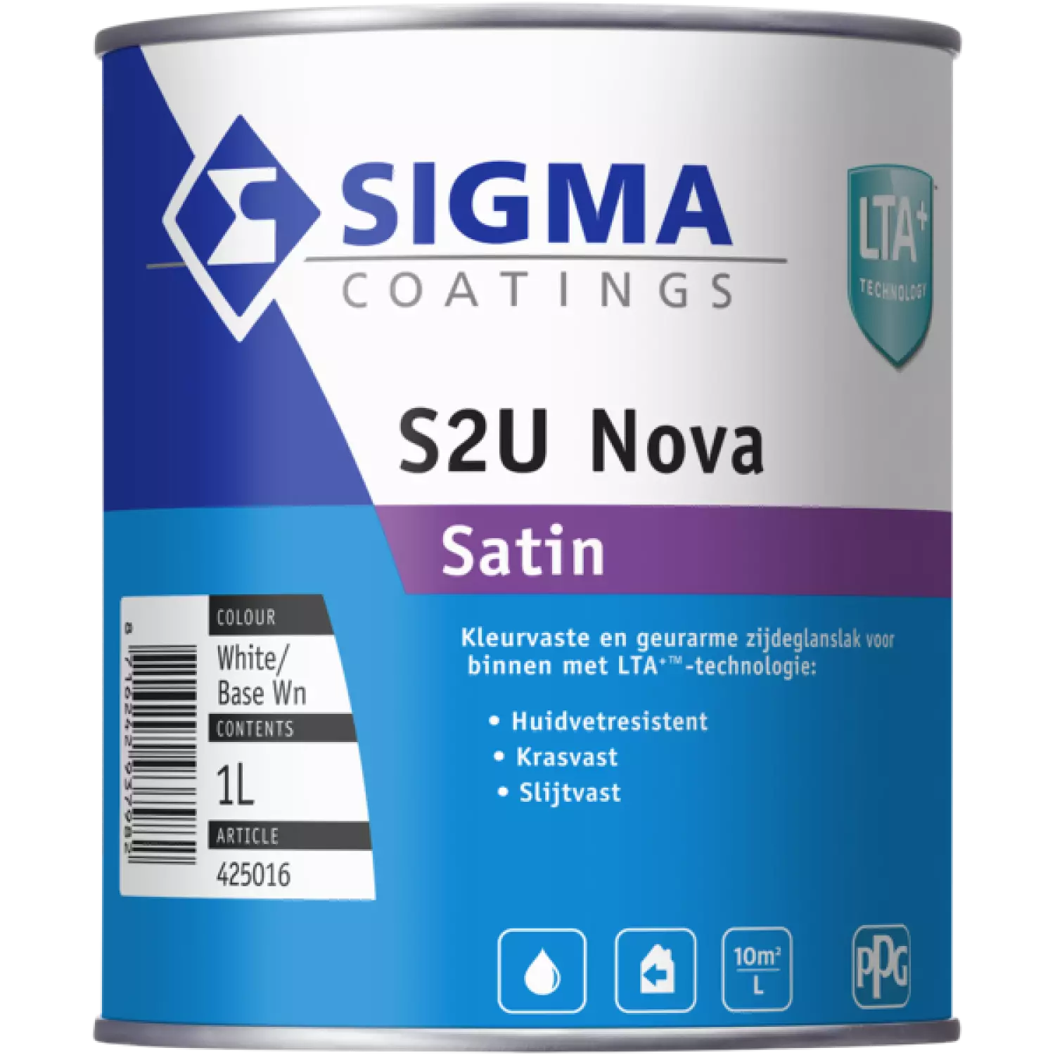 Sigma S2U Nova Satin - Op Kleur Gemengd - 1L - Lak