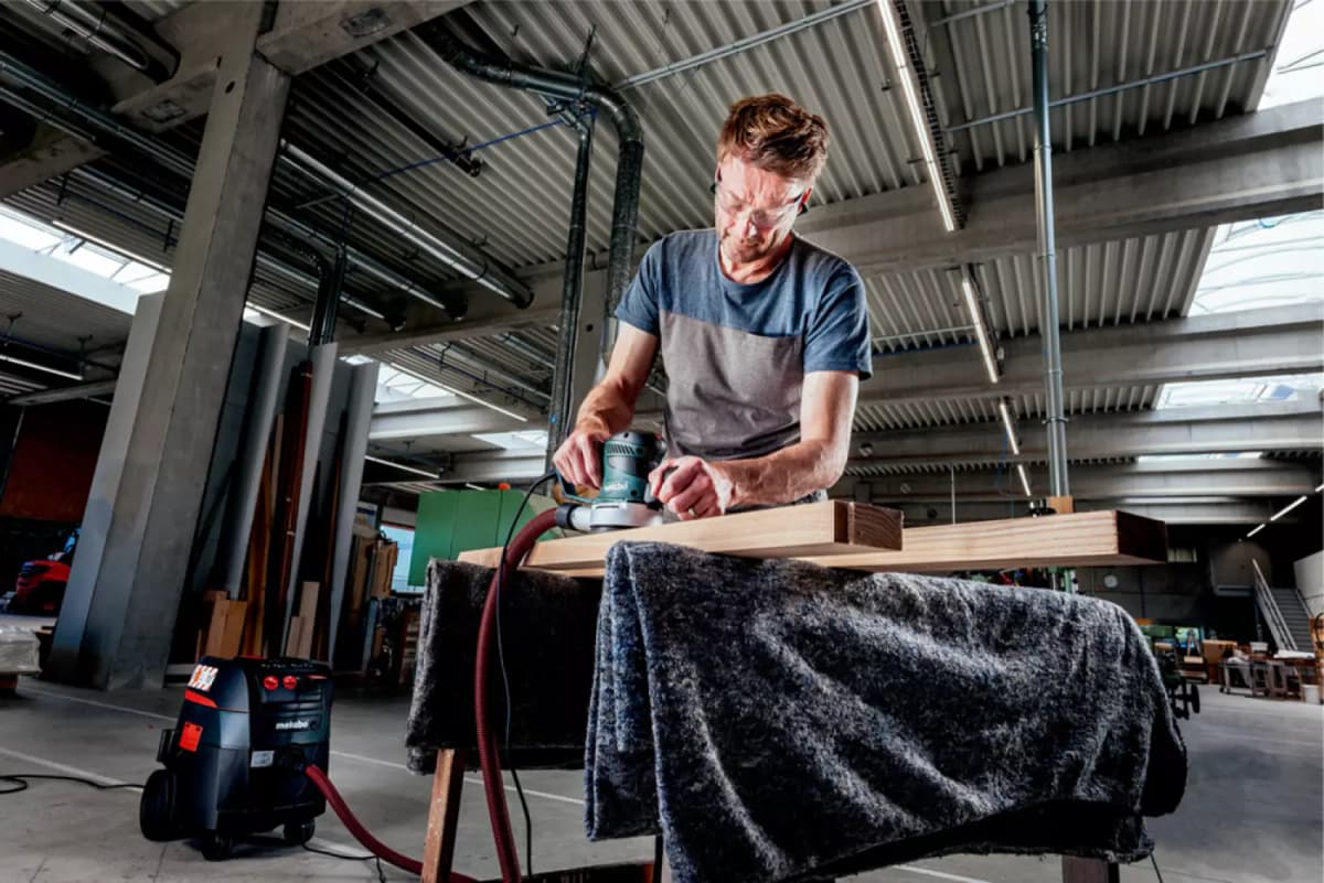 Metabo SXE 450 TurboTec Pro Pack Excentrische Schuurmachine In MetaBox - 350W - 150mm - Variabel thumbnail 3