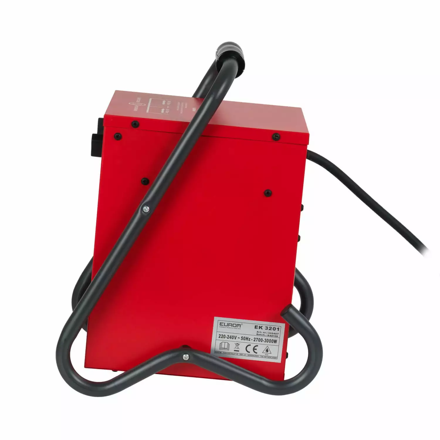 EUROM EK3201 Werkplaatskachel 3000W 240V Krachtige Verwarming - Thermostaat Instelbaar - Duurzaam Gebruik - Veilig Verwarmen thumbnail 3