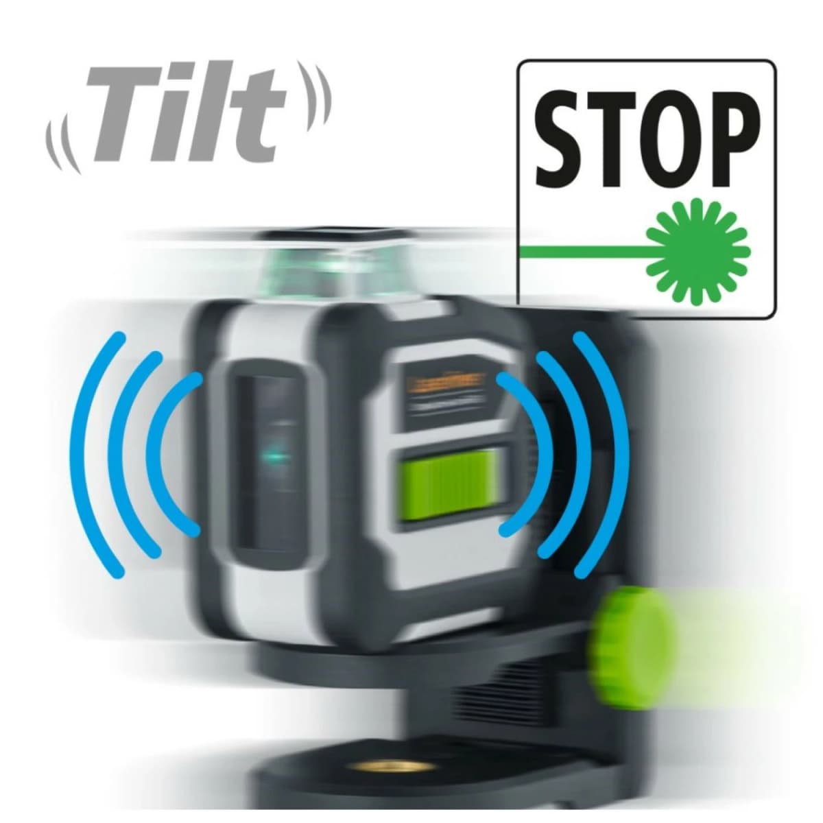 Laserliner CompactLine-Laser G360 Kruislijnlaser Set Incl. Statief In Tas - 2 Lijnen - 30m - Groen - Bluetooth thumbnail 4