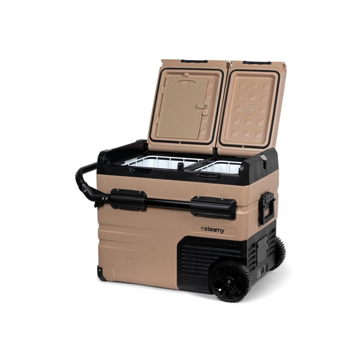 Steamy-E SECTAW45 Dual Zone Elektrische Compressor Koelbox Op Wielen - 45L thumbnail 4