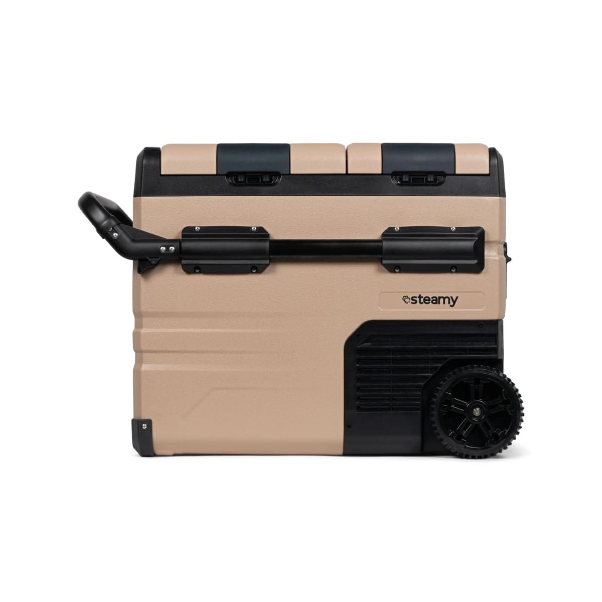 Steamy-E SECTAW45 Dual Zone Elektrische Compressor Koelbox Op Wielen - 45L