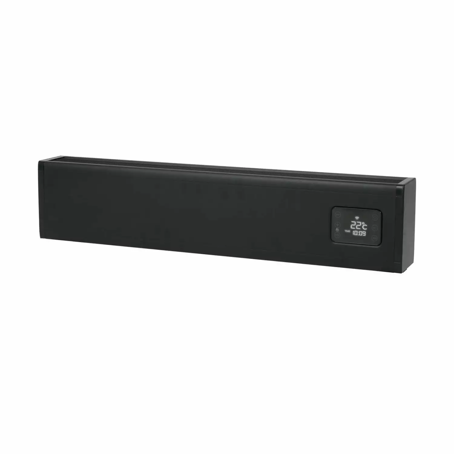 EUROM Alutherm Baseboard 1000 Wi-Fi Black Convectorkachel - 1000W - 40m3 thumbnail 2