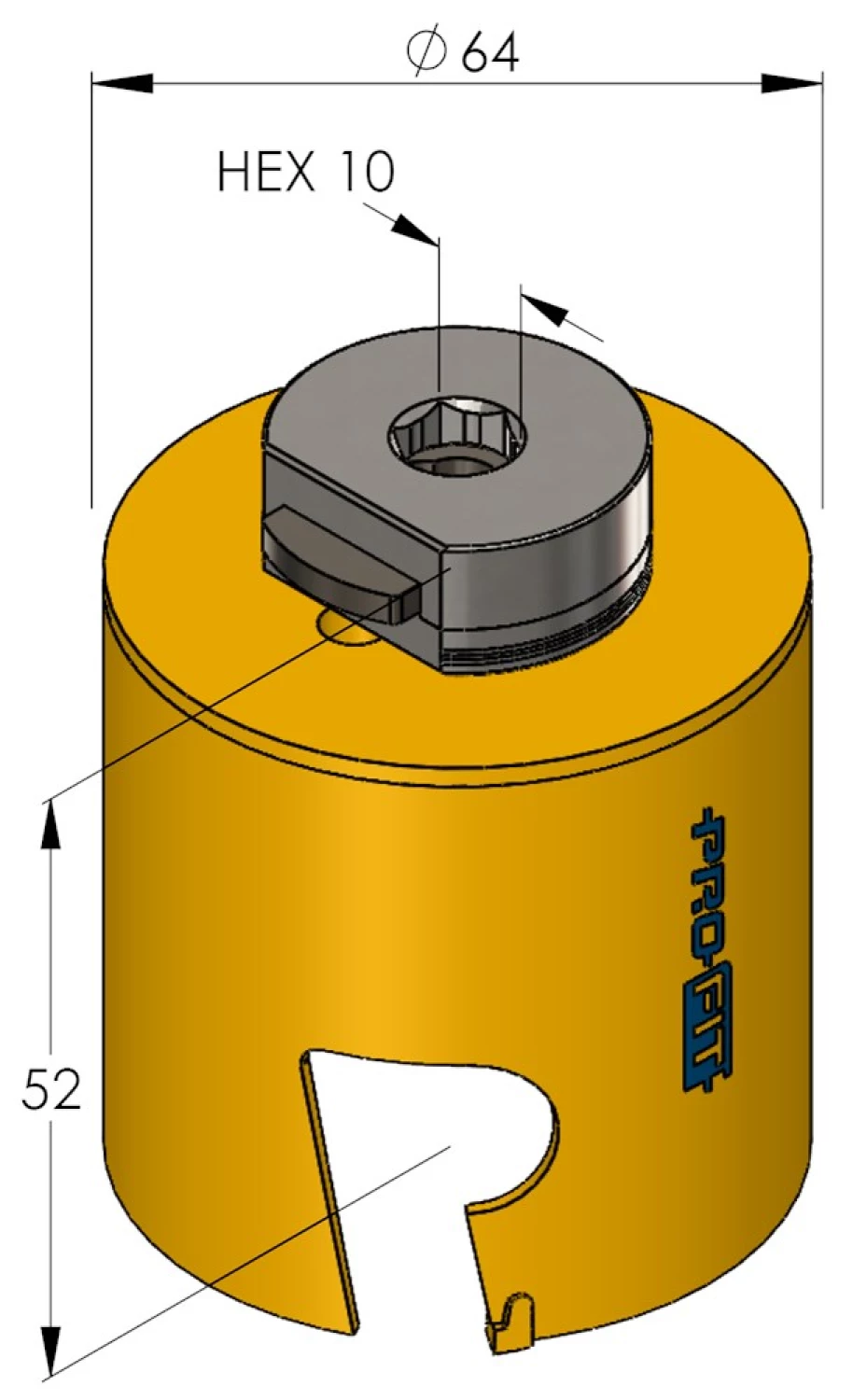 ProFit 09081064 Multi Purpose Gatzaag Incl. Adapter - 64mm thumbnail 2