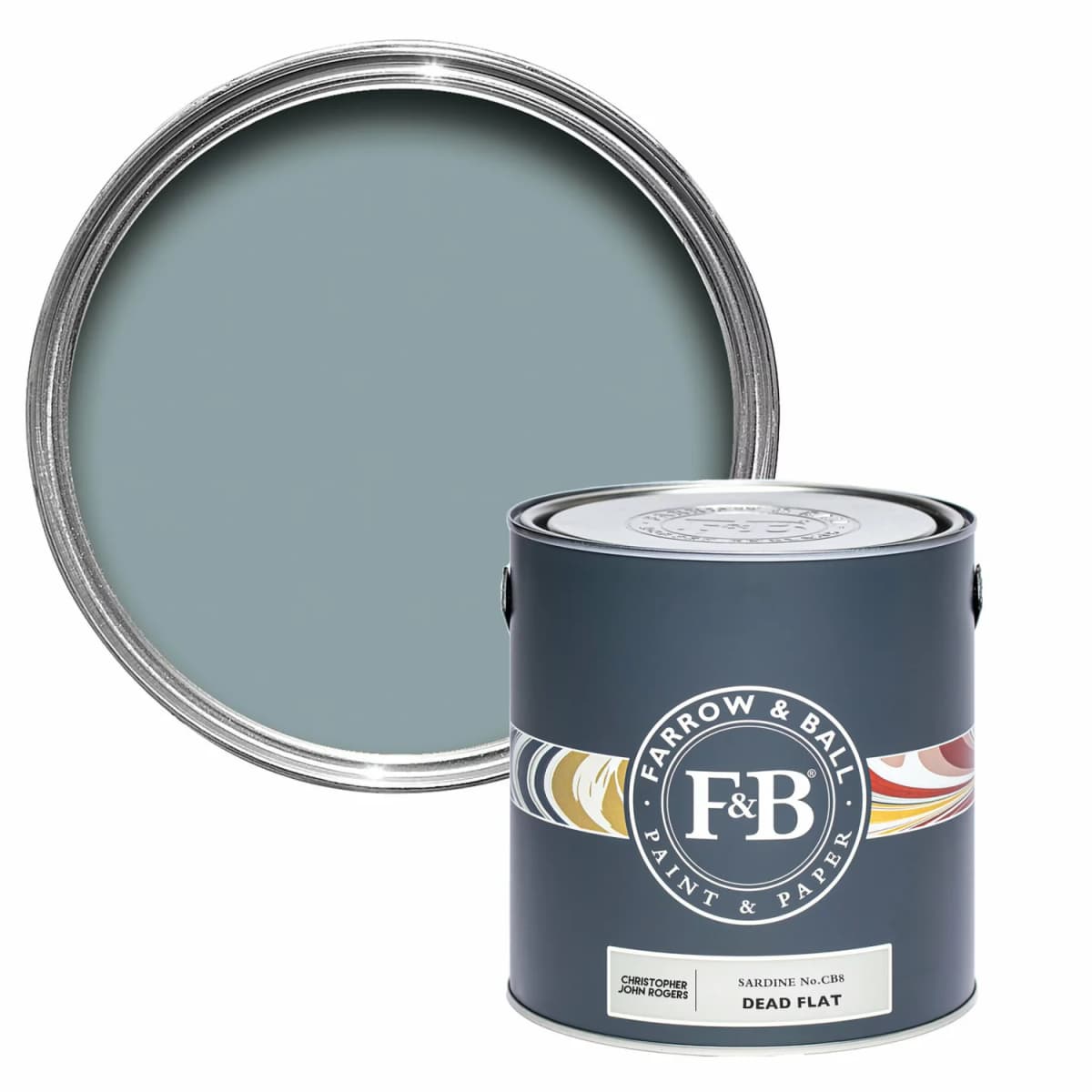 Farrow&Ball Modern Eggshell Sardine CB8 0,75 L