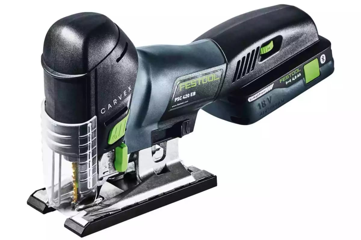 Festool CARVEX PSC 420 HPC4,0 EBI-Plus 18V Li-Ion Accu Decoupeerzaag Set (1x 4,0Ah) In Systainer - 120mm - Koolborstelloos thumbnail 2