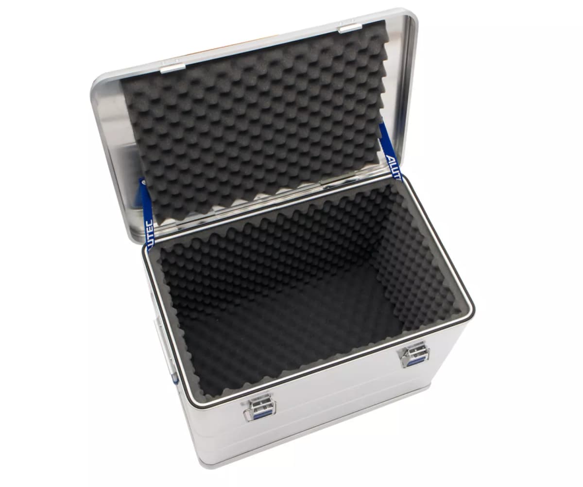 Alutec ALU12073S Aluminium Kist Met Plukschuim - 38,5 X 58 X 39,8 Cm