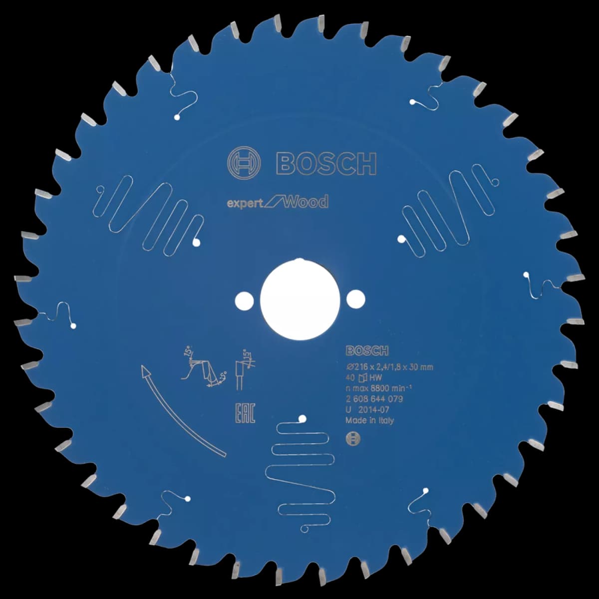 Bosch 2608644079 Expert Cirkelzaagblad - 216 X 30 X 40T - Hout - Carbide