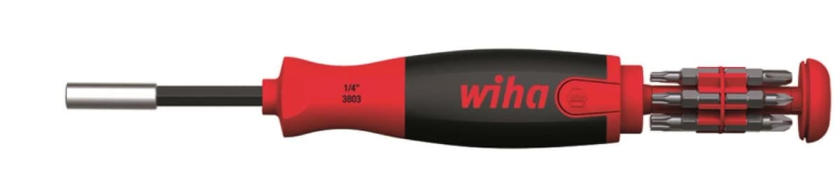 Wiha 3803-02-021 Magazijnbithouder LiftUp 25 Met 12 SL/PH/PZ/Torx Bits - 25mm