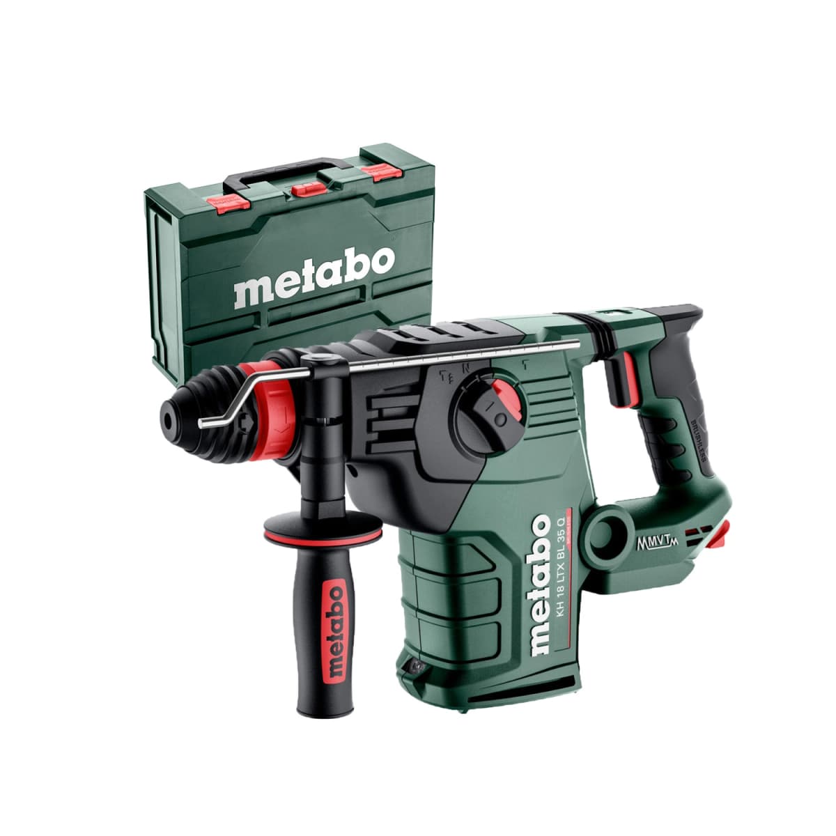 Metabo KH 18 LTX BL 35 Q 18V Li-ion Accu Combihamer Body In MetaBox - 4.2J