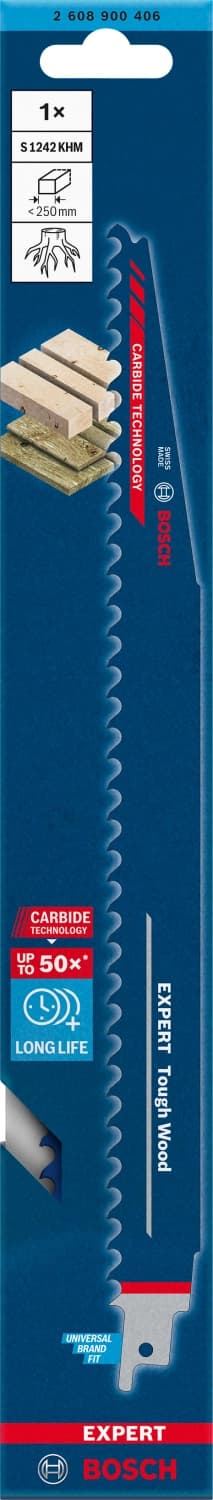 Bosch 2608900406 EXPERT Reciprozaagblad S1242KHM Tough Wood thumbnail 2