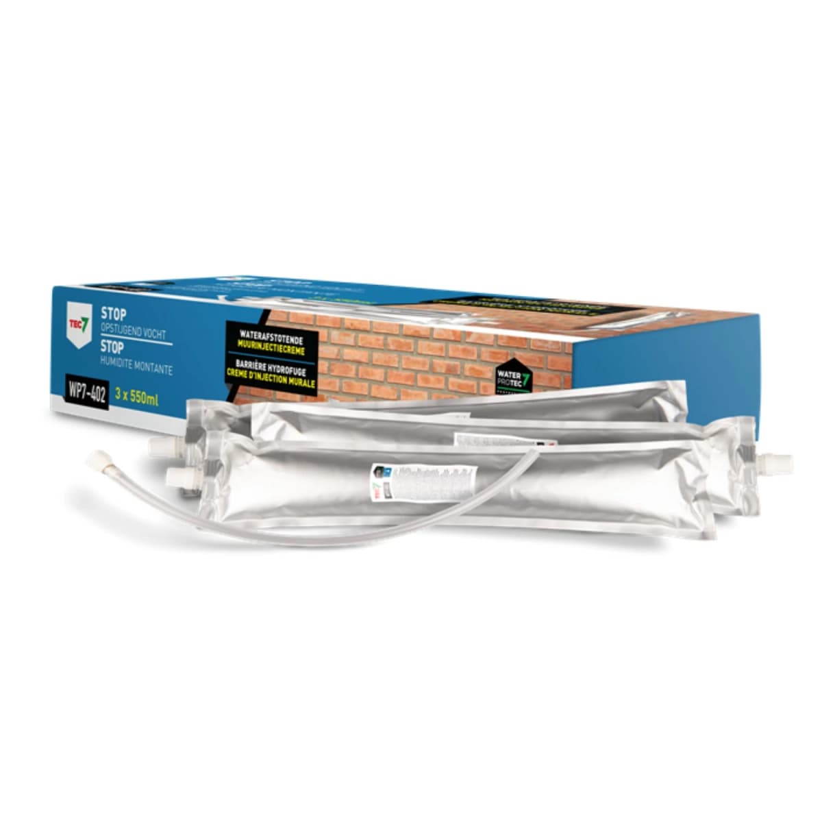 TEC7 WP7-402 Stop Opstijgend Vocht - 550ML+TIP (3st)