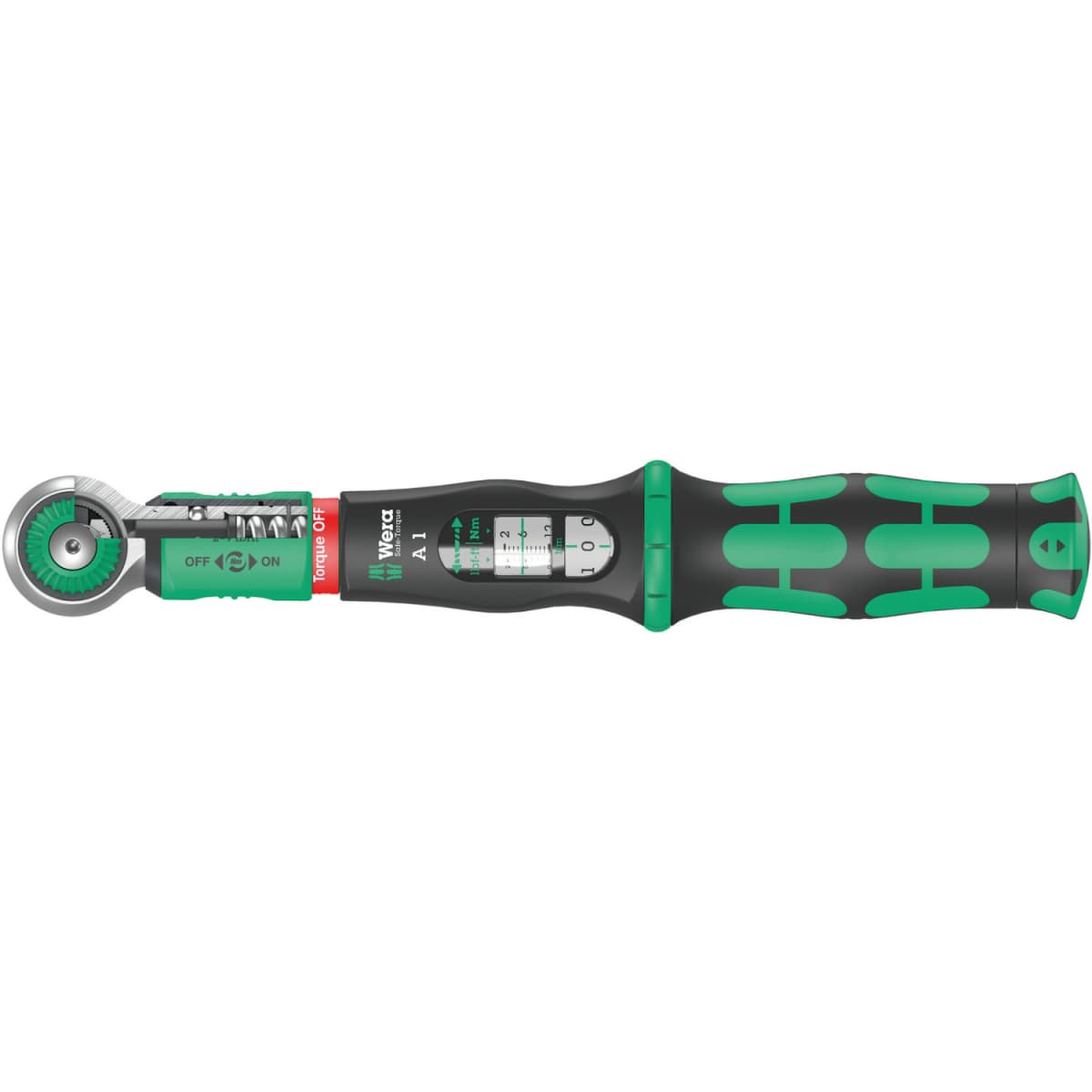 Wera 05075800001 Safe-Torque A 1 Momentsleutel Met Omschakelbare Ratel - 2-12 Nm - 1/4"