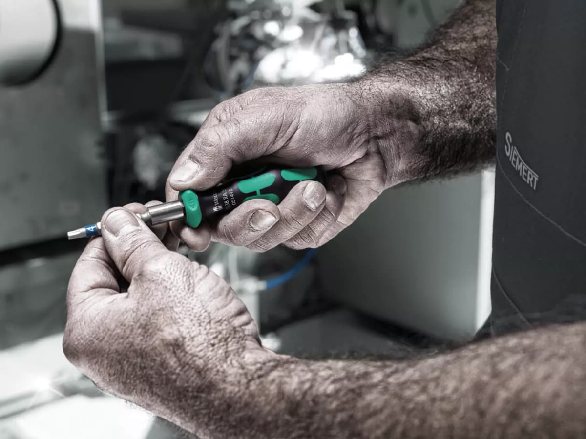 Wera 05051492001 838 RA S Bithandhouder Met Ratelfunctie - 1/4"x102mm thumbnail 2