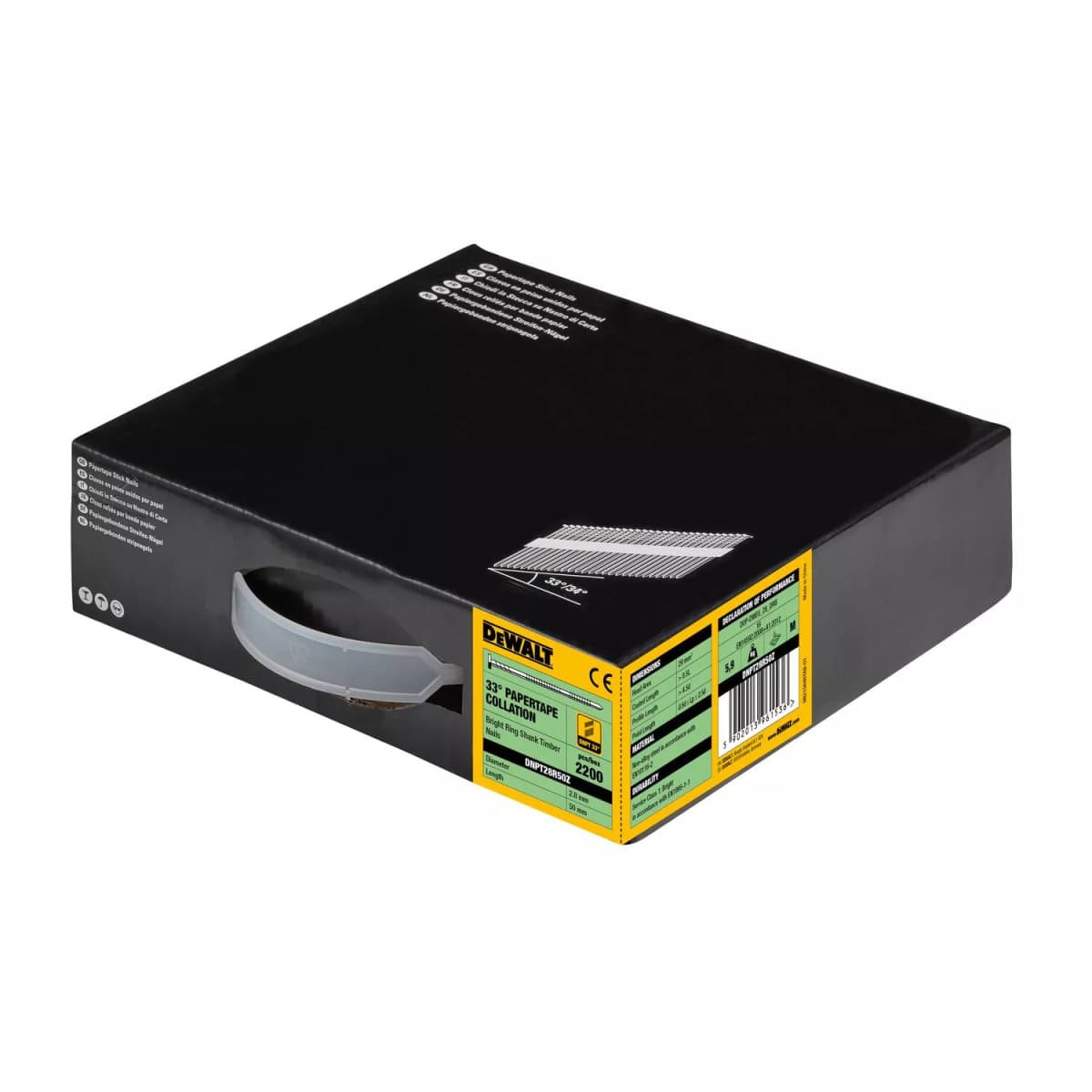 DeWALT DNPT28R50Z Geringde Spijkers Schuin 34° - 2.8 X 50mm (2200st) thumbnail 3