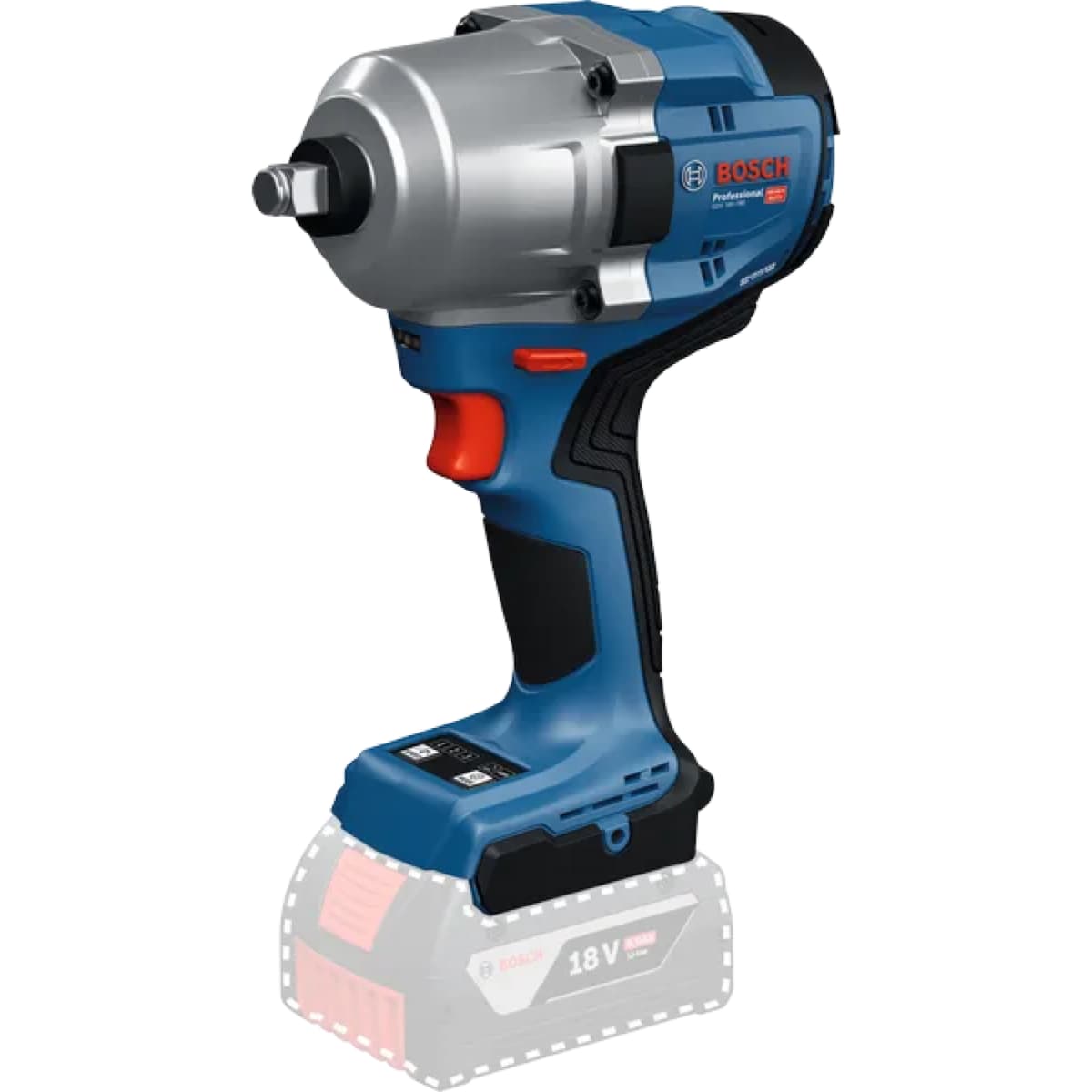 Bosch GDS 18V-780 18V Accu Slagmoersleutel Body - 780Nm