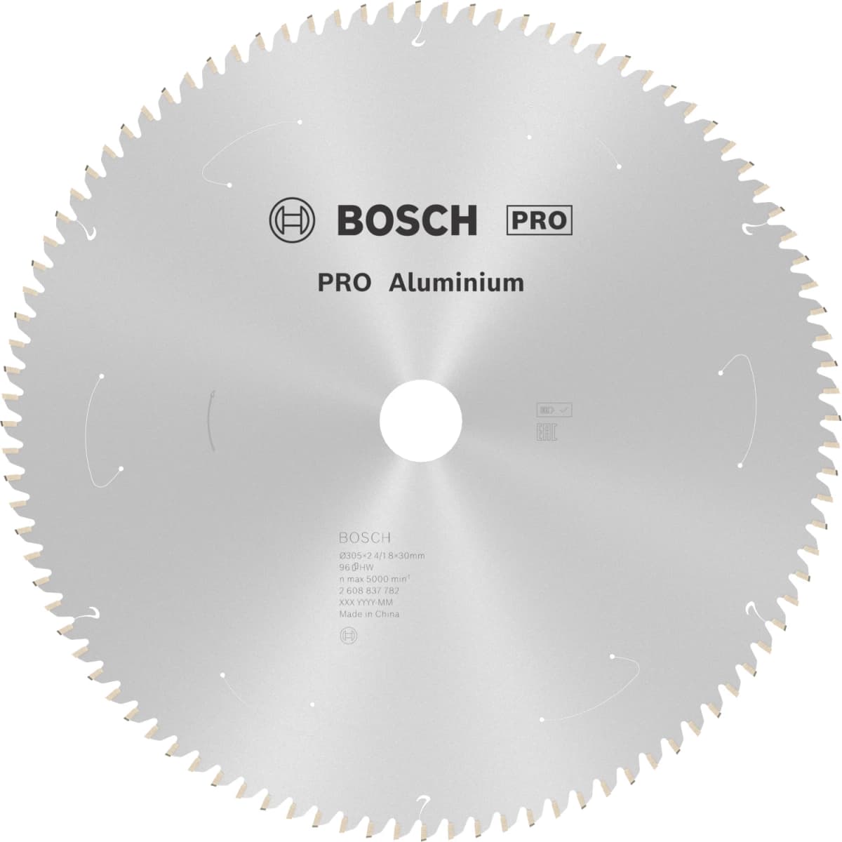 Bosch 2608837782 PRO Cirkelzaagblad - 305 X 30 X 96T - Aluminium