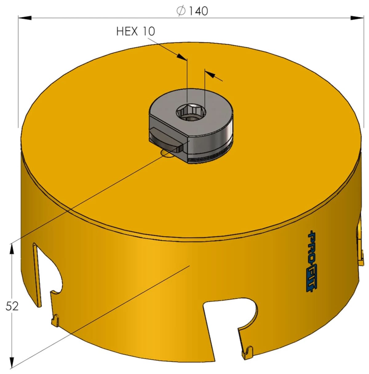 ProFit 9081140 Multi Purpose Gatenzaag - 140mm thumbnail 2