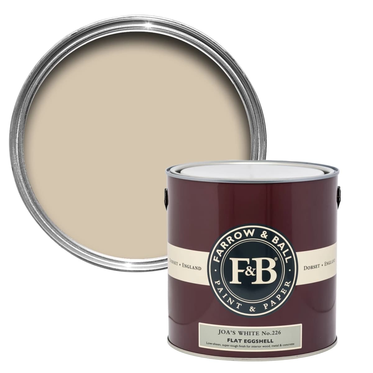 Farrow&Ball Flat Eggshell Joa's White No.226 - 5L