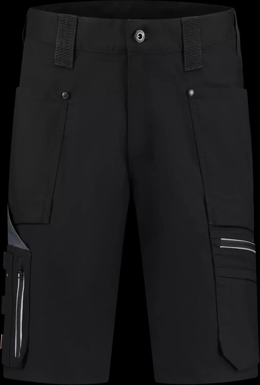 Workman 9063 STRETCH Bermuda Werkbroek P2S - Zwart - Maat 40 (26/30)