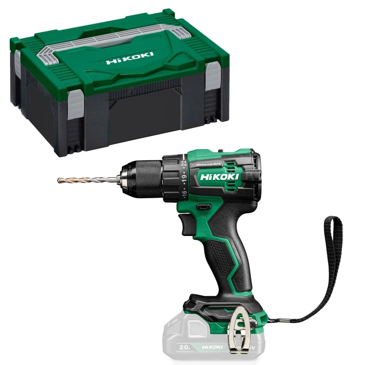 HiKOKI DV18DEW2Z 18V Li-ion Accu Klopboorschroefmachine Body In HSC II Koffer - 70Nm