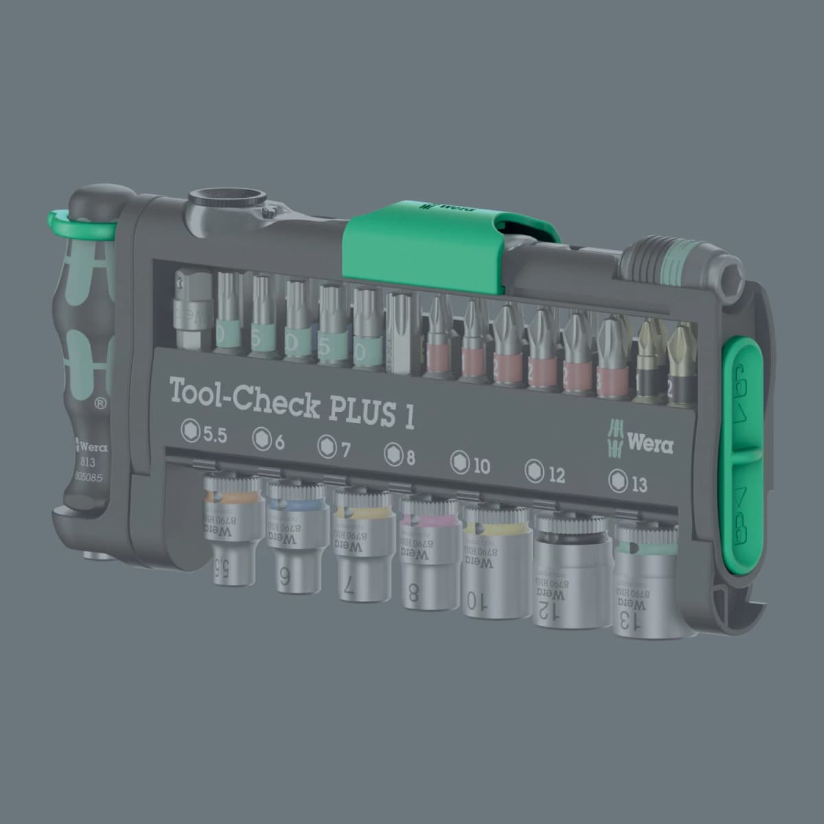 Wera 05049070001 Tool-Check Combi 1 Gereedschapset In Etui - 40‑delig thumbnail 4