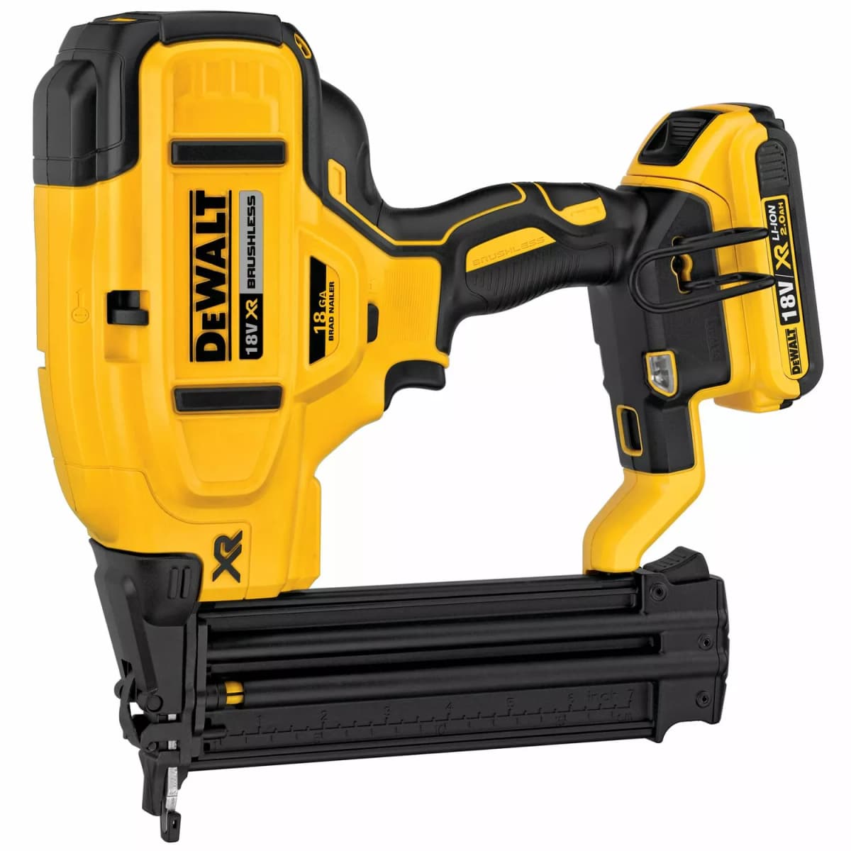 DeWALT DCN680NT-XJ 18V Li-ion XR Accu Afwerktacker Body In TSTAK - 15-54mm - 18 Gauge - Koolborstelloos thumbnail 3