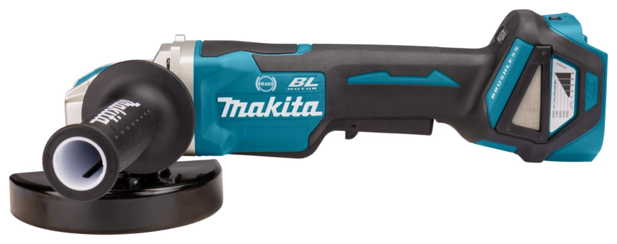 Makita DGA519Z 18V Li-Ion Accu Haakse Slijper Body - X-Lock - 125mm - Koolborstelloos thumbnail 2