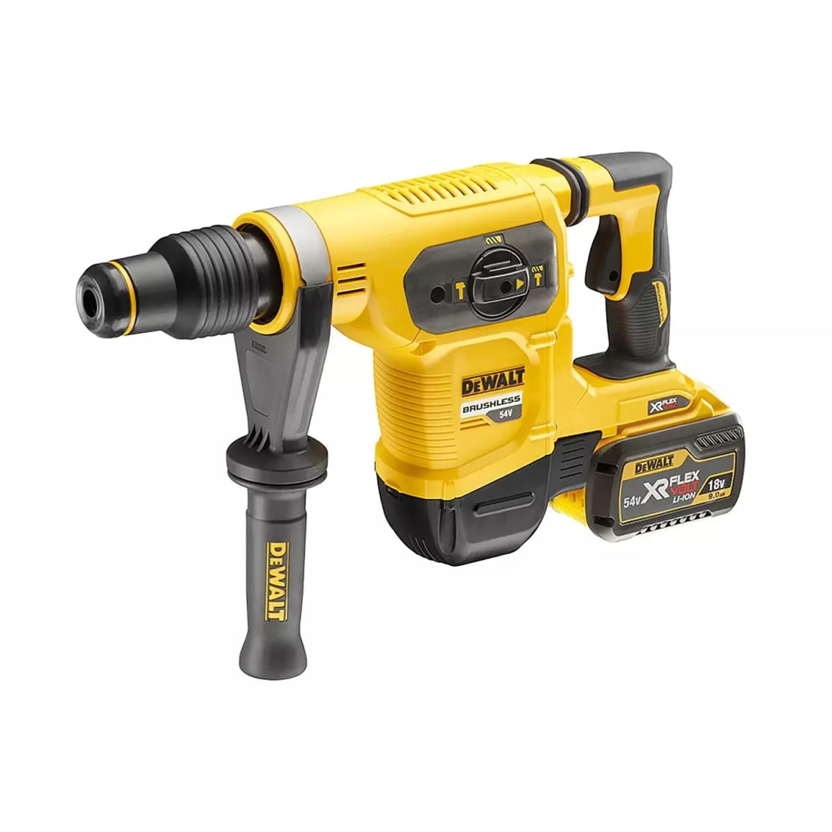 DeWALT DCH481X2 54V Li-ion Accu XR FlexVolt SDS-max Combihamer Set (2x 9.0Ah) In Koffer - 6J - Koolborstelloos thumbnail 2