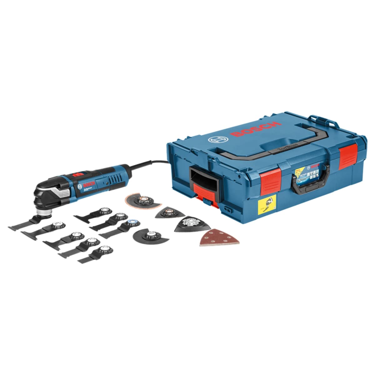 Bosch GOP 40-30 Multitool + 16 Delige Accessoireset In L-Boxx - 400W