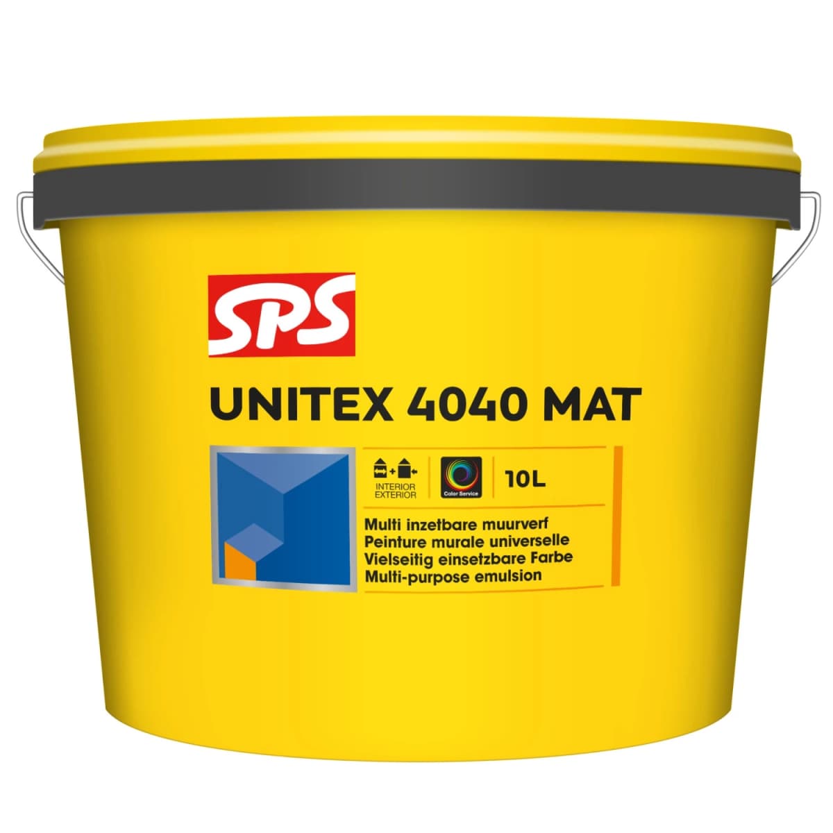 SPS Unitex 4040 Mat Muurverf - RAL 9010 Zuiverwit - 10L