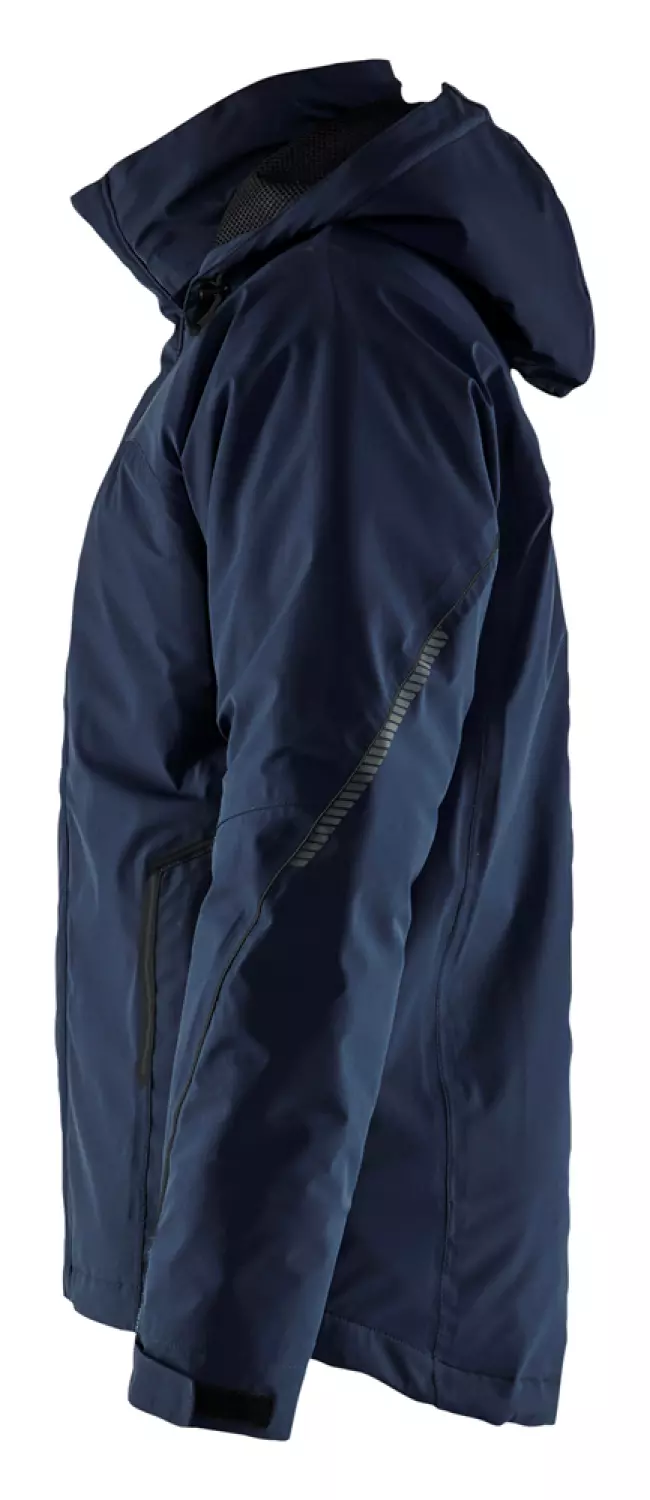 Blåkläder 4484 Lichtgewicht Winterjas 4-weg Stretch - Donker Marineblauw/Zwart - M thumbnail 3