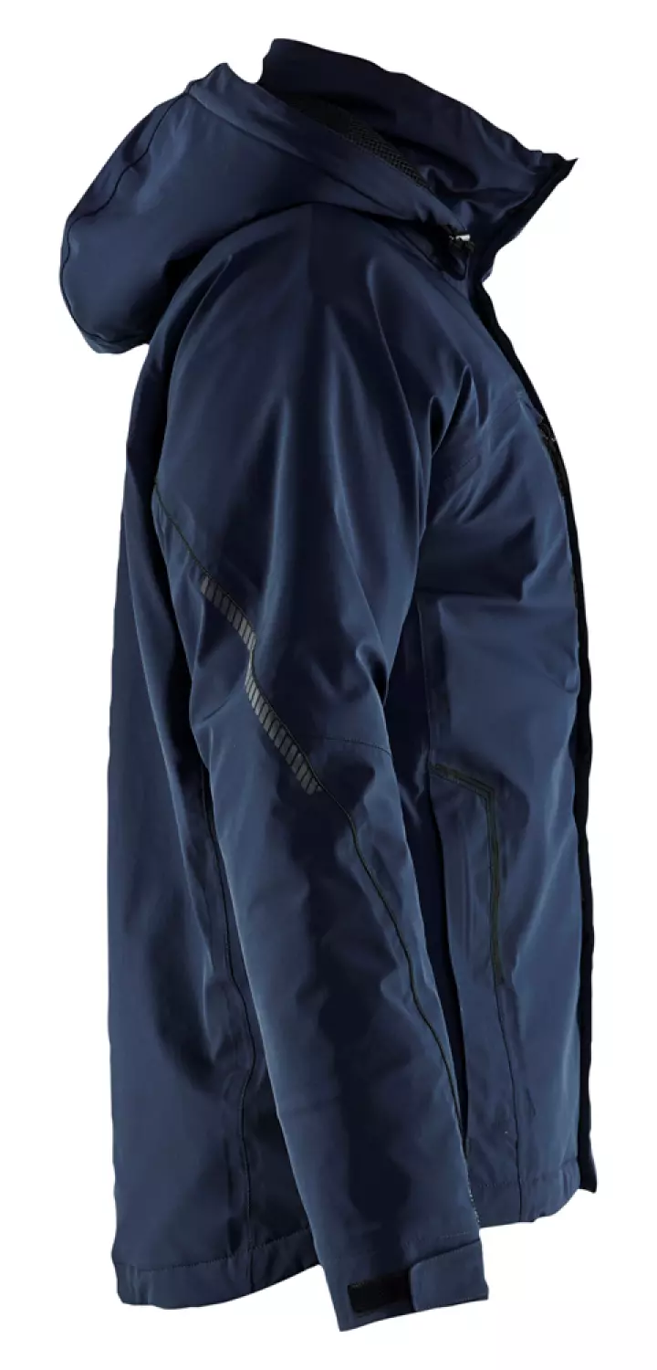 Blåkläder 4484 Lichtgewicht Winterjas 4-weg Stretch - Donker Marineblauw/Zwart - M thumbnail 4