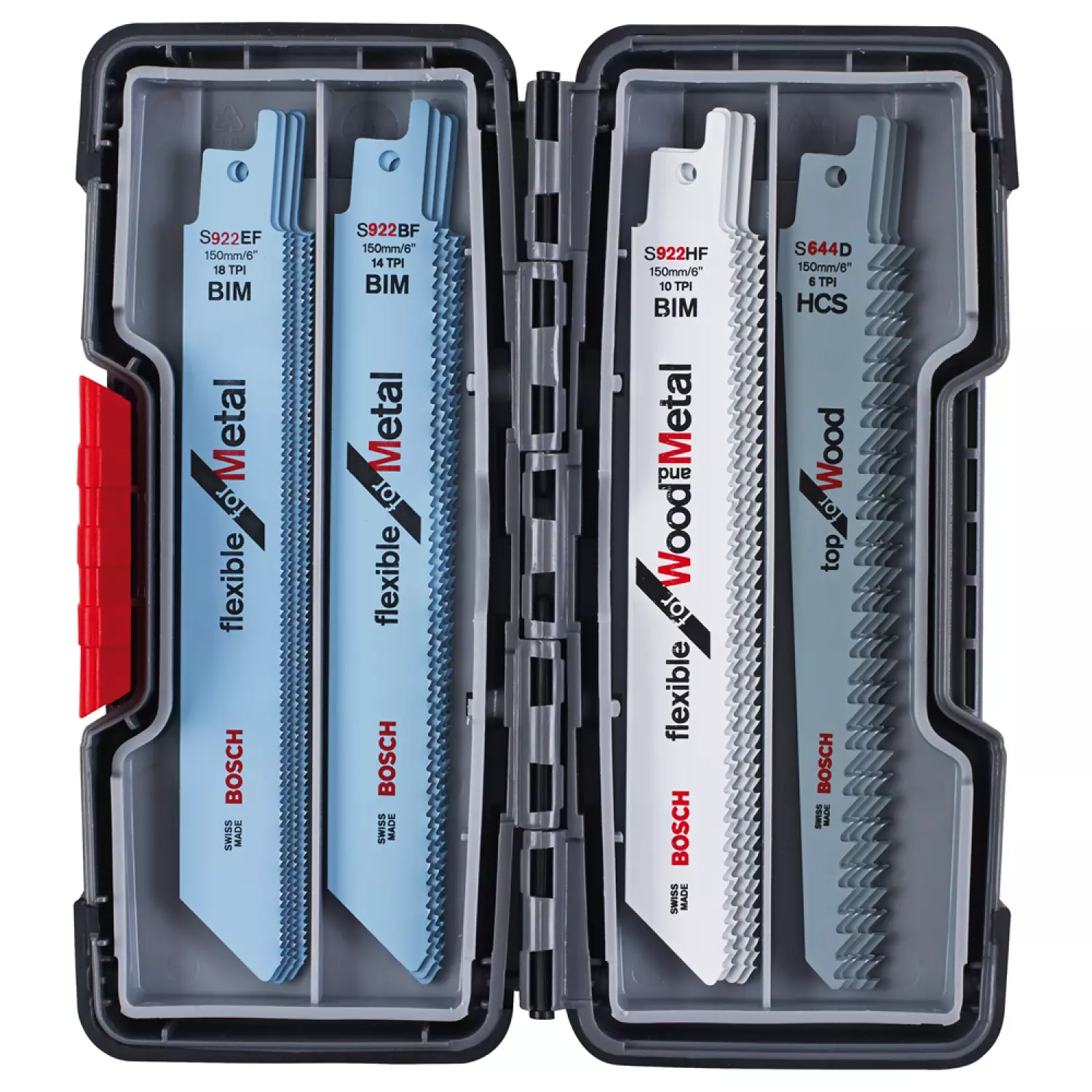 Bosch 2607010902 20 Delige Reciprozaagbladen Set In Koffer - Hout/Metaal