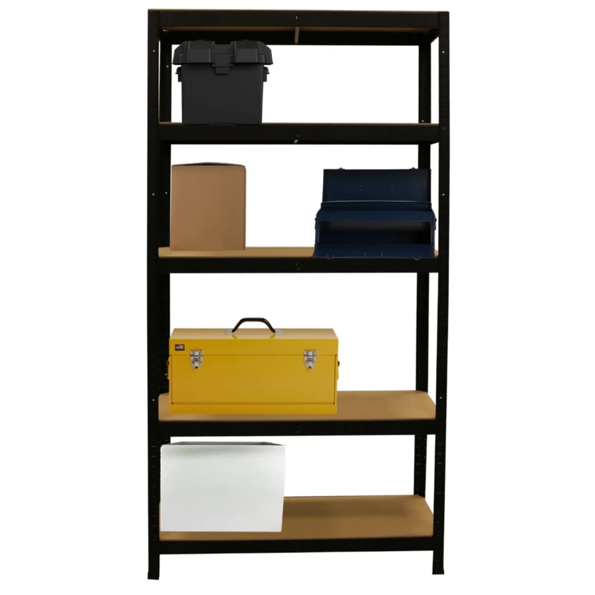 ERRO ERROREK175DB Stellingkast Zwart - 5 Legborden thumbnail 2